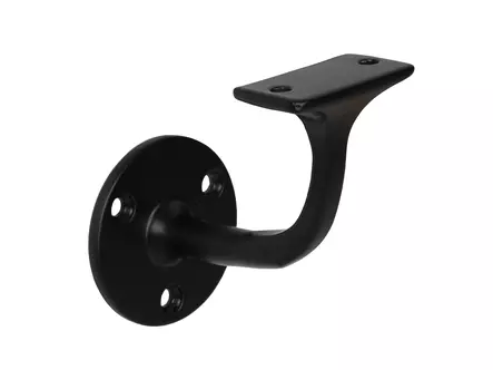 PISLA KAITEENKANNATIN 25/65MM MESSINKIVALETTU/MUS - Kaiteen- ja putkenkannattimet - 5584 - 1