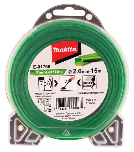 SIIMA 2,0MM 15MM E-01769 MAKITA NELIAPILA VIHREÄ - Raivaussahat ja trimmerit - 5264 - 1
