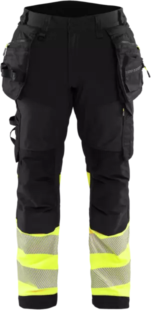 SOFTSHELL HOUSUT RT HI-VIS C52 1821-2513-9933 MUST - Työhousut - 2144 - 1