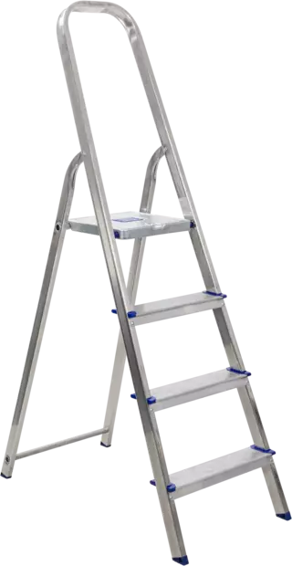 TALOUSTIKAS 4-ASKELMAA ALU 840MM ALFA - Tikkaat - 2504 - 1