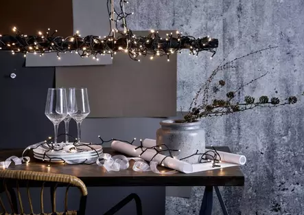 VALOSARJA CRISPY ICE WHITE 360 LED 25.6M IP44 - Jouluvalot ja kausivalot - 9714 - 2