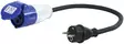 CARAVAN-ADAPTERI 0,4M 2,5X3H07RN-F - Jatkojohdot, kelat ja tarvikkeet - 1234 - 1