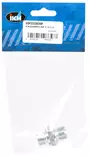 KAKSOISNIPPA BSP 3/8-3/8 ULKOKIERRE - Letkuliittimet - 664 - 1