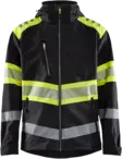 SOFTSHELL TAKKI HI-VIS XL 4494-2513-9933 MUSTA/FL. - Huomiotakit - 2134 - 1