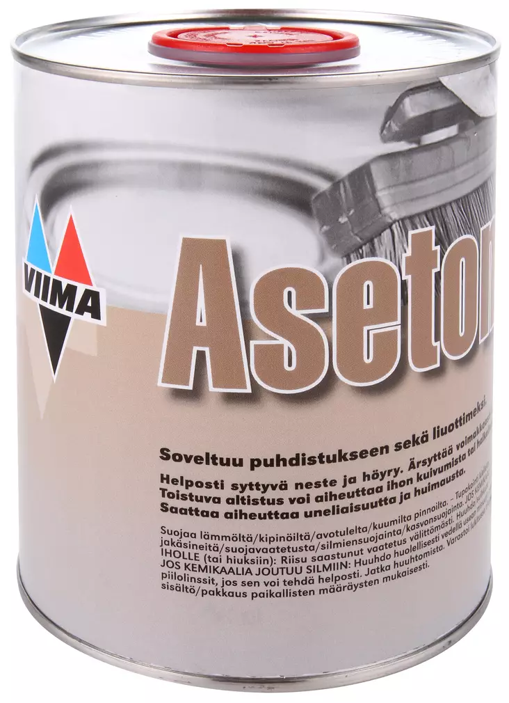 ASETONI 1L WKC001 VIIMA - Maaliohenteet ja pesuaineet - 3795 - 1