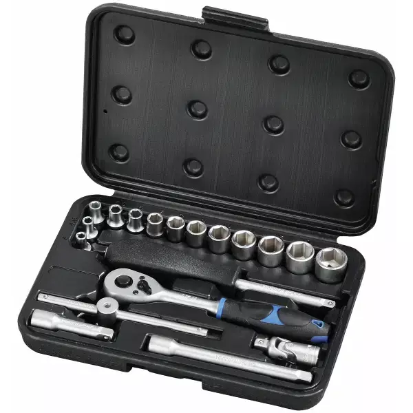 HYLSYSARJA 1/4" 19-OS. 4-14MM 6-KULMA - Hylsyt - 735 - 1