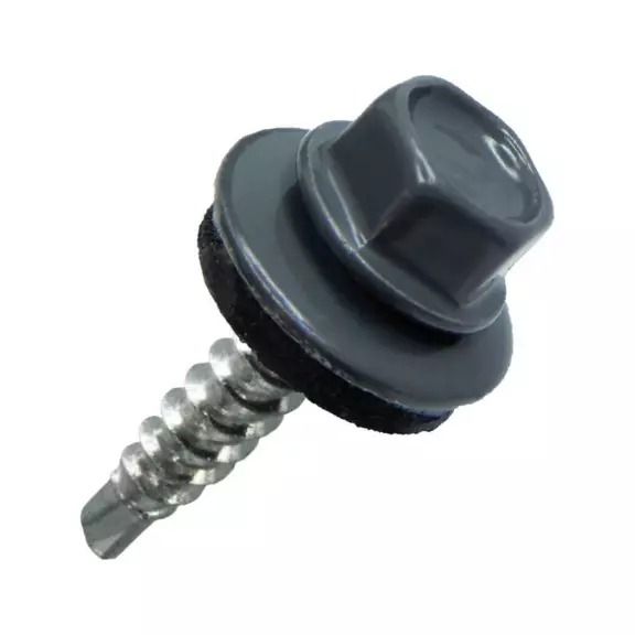 KATERUUVI RR23 4,8X28MM PORAKÄRKI TUMMANHARMAA 250KPL - Kateruuvit - 5845 - 1