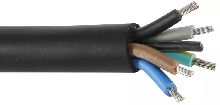 KUMIKAAPELI H07RN-F 5X2,5MM TELE-FONIKA - Kaapelit, johdot ja johtokourut - 615 - 1