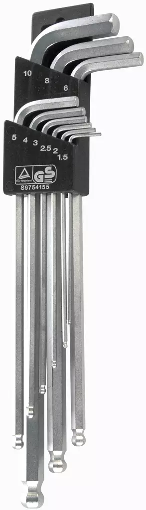 KUUSIOKOLOAVAINSARJA 9-OS. 1,5-10MM - Työkalusarjat - 2985 - 1