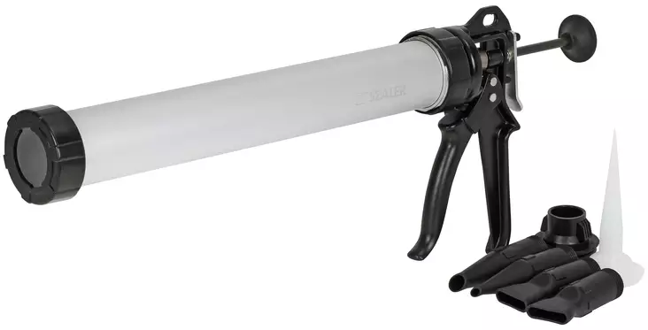 MASSAPURISTIN ALUM 363MM/600ML SIS.SUUL. - Patruunapuristimet - 3255 - 1