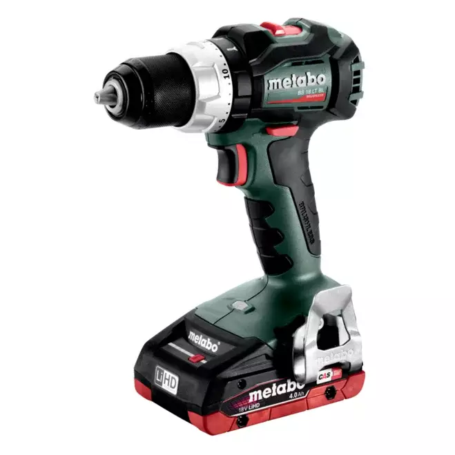 METABO AKKUPORAKONE BS 18 LT BL + 2x 4Ah LIHD AKUT - Porakoneet - 5655 - 1