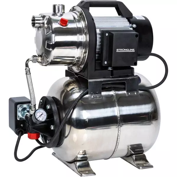 PAINEVESIAUTOMAATTI 1300W / 230V INOX - Kastelutarvikkeet ja letkuliittimet - 8715 - 1