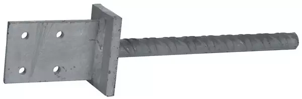 PILARIKENKÄ KUUMASINKITTY I-MALLI 70X250MM - Pilarikengät - 8085 - 1
