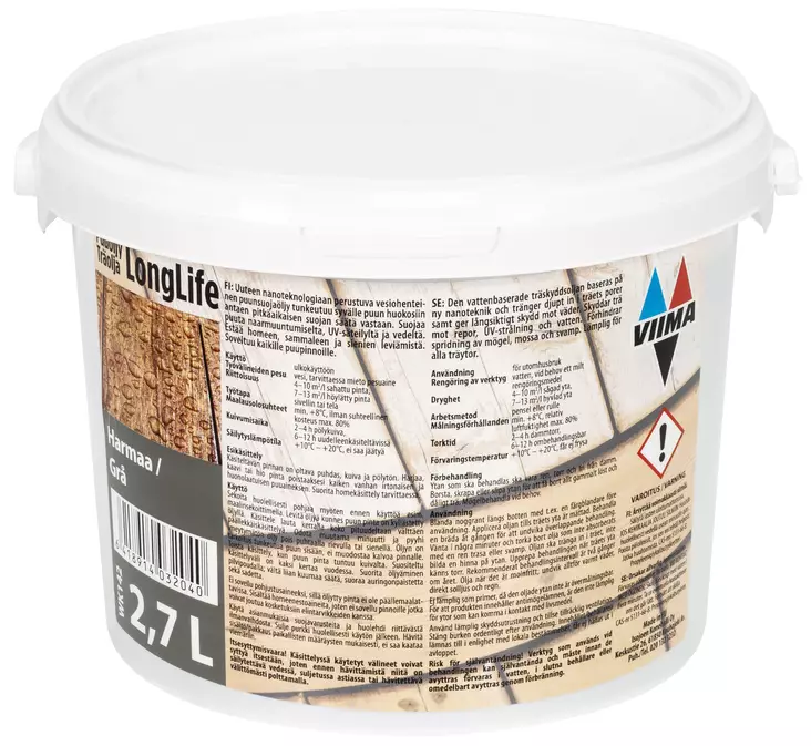 PUUÖLJY 2,7L WK142 VIIMA HARMAA LONG LIFE - Puuöljyt ja terassiöljyt - 3765 - 1