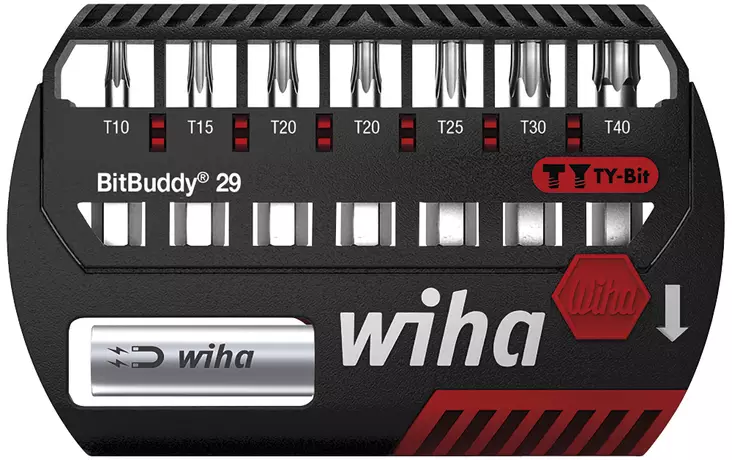 TY-RUUVIKÄRKISRJ.8-OS. VIHA BITBUDDY 29MM TORX - Ruuvauskärjet ja ruuvaustarvikkeet - 4385 - 1