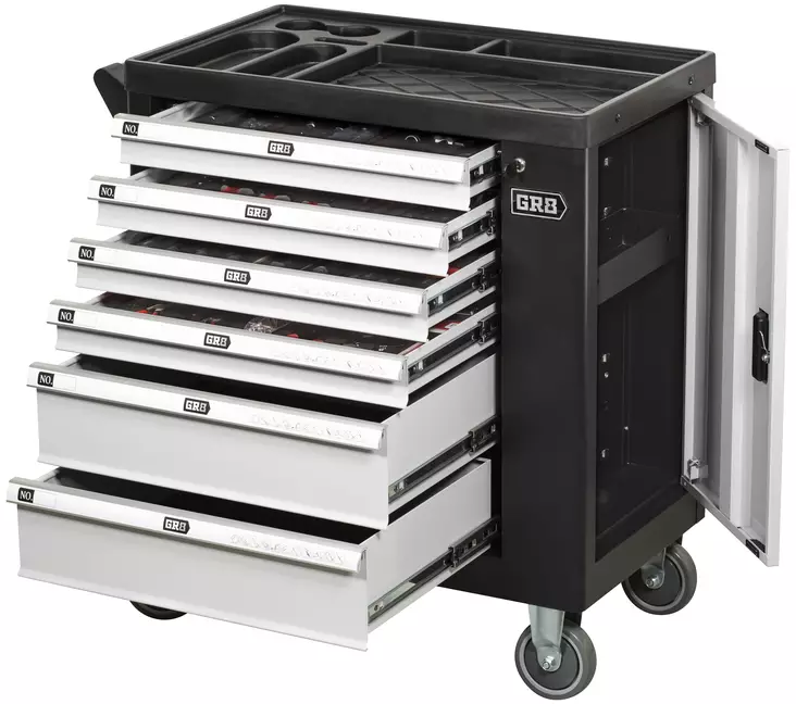 TYÖKALUVAUNU TYÖKALUILLA XGR 124-OS. - Työkaluvaunut - 3625 - 1