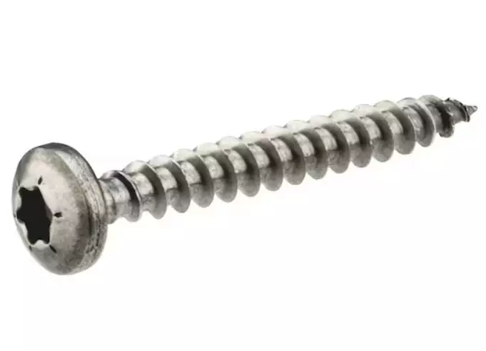YLEISRUUVI 5X40MM A2/RST LIERIÖKANTA TX25 200KPL/LTK - Yleisruuvit ja puuruuvit - 7135 - 1