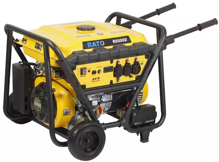 AGGREGAATTI 6,0KW AVR R6000D RATO SÄHKÖSTARTILLA - Aggregaatit - 3395 - 1