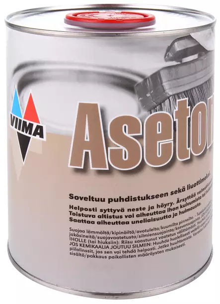 ASETONI 1L WKC001 VIIMA - Maaliohenteet ja pesuaineet - 3795 - 1