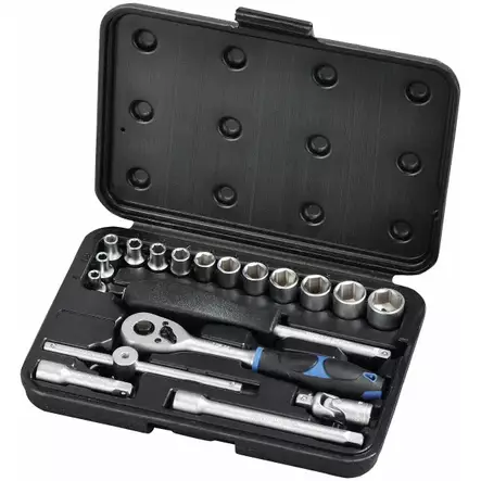 HYLSYSARJA 1/4" 19-OS. 4-14MM 6-KULMA - Hylsyt - 735 - 1