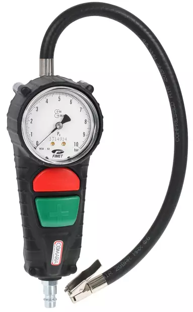 ILMANPAINEMITTARI SUORA ISO NAPPI - Renkaantäyttölaitteet - 2205 - 1