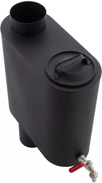 JEREMIAS PIIPPUSÄILIÖ OVAALI 22L 115mm ø MUSTA - Savupiiput - 5745 - 1