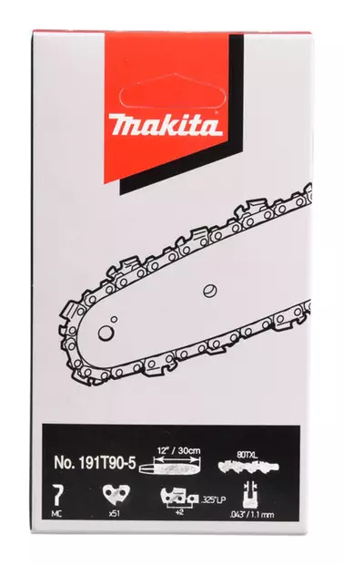 MAKITA TERÄKETJU 12" 191T90-5 (UC00/01/02/DUC306) - Sähkösahojen terät - 8945 - 2