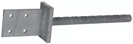 PILARIKENKÄ KUUMASINKITTY I-MALLI 70X250MM - Pilarikengät - 8085 - 1