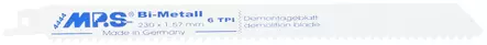 PUUKKOSAHANTERÄ 230MM BIM 6TPI 4444 2KPL - Sahanterät - 1015 - 1