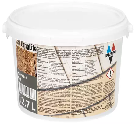 PUUÖLJY 2,7L WK142 VIIMA HARMAA LONG LIFE - Puuöljyt ja terassiöljyt - 3765 - 1