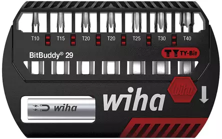 TY-RUUVIKÄRKISRJ.8-OS. VIHA BITBUDDY 29MM TORX - Ruuvauskärjet ja ruuvaustarvikkeet - 4385 - 1