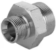 KAKSOISNIPPA BSP 1/2-1/2 ULKOKIERRE - Letkuliittimet - 665 - 1
