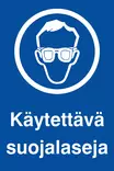 OPASTE 200X300 KÄYTETTÄVÄ SUOJALASEJA, MUOVI - Kilvet, opasteet ja liikenteenohjaus - 835 - 1
