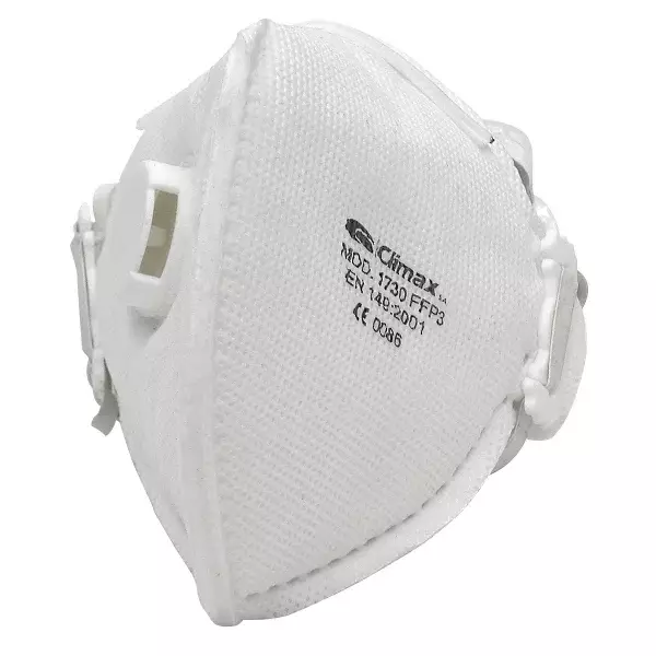 HENGITYSSUOJAIN FFP3 SCL031 CLIMAX 12KPL/LTK VENTTI - Hengityssuojaimet - 3286 - 1