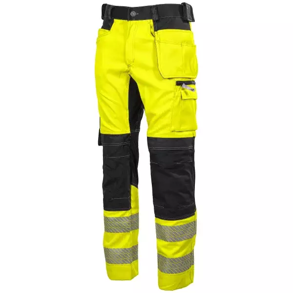 HOUSUT STRETCH RT D104 TRITON FL.KEL/MUSTA LK1 EN2 - Työhousut - 2966 - 1