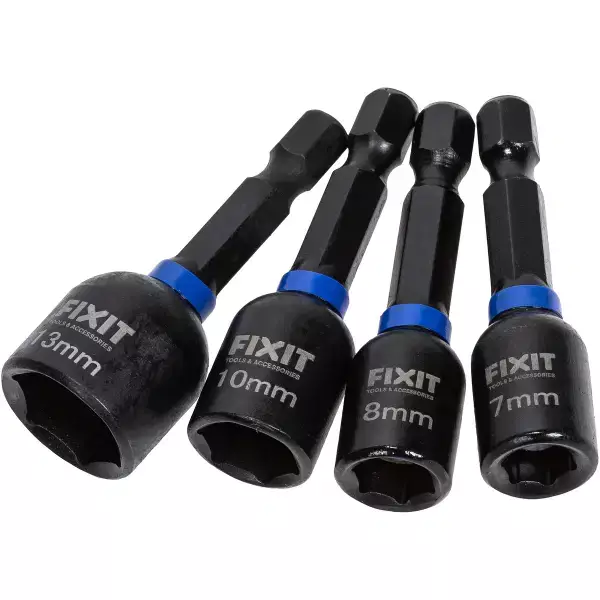 MAGNEETTIHYLSYSARJA 4KPL 7MM,8MM,10MM,13MM HEX - Ruuvauskärjet ja ruuvaustarvikkeet - 8626 - 1
