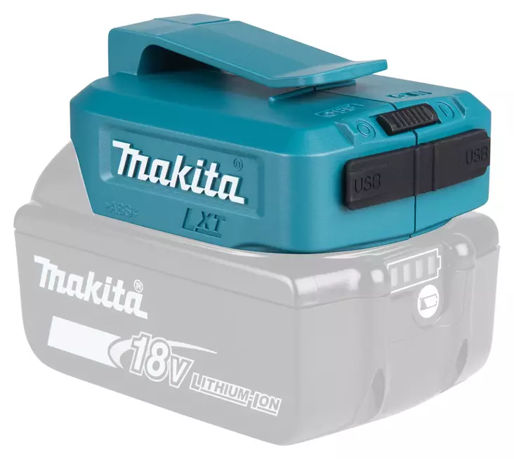 MAKITA AKKUADAPTERI LXT 18V 2xUSB - Akut ja laturit - 8966 - 1