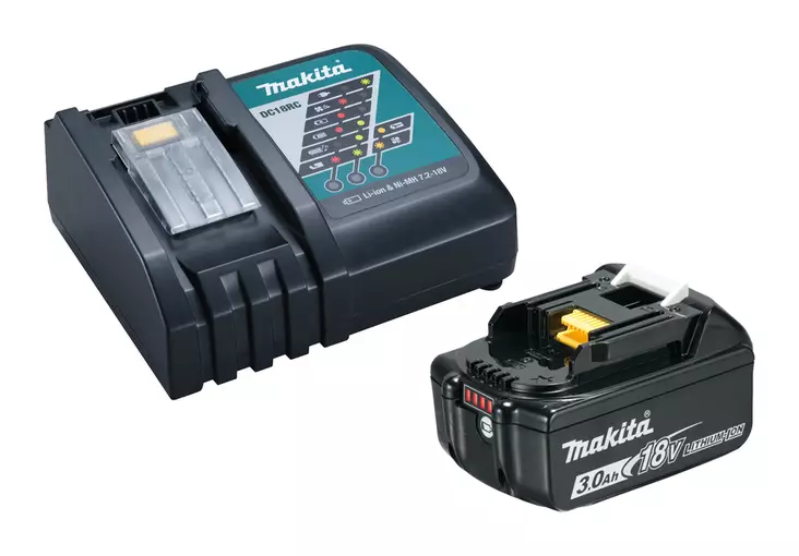 MAKITA AKKULATURIPAKETTI 18V LXT 1914J5-6 1x3,0Ah, DC18RC - Akut ja laturit - 56 - 1