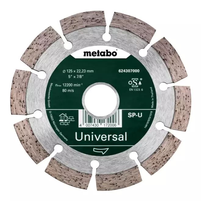 METABO TIMANTTIKATKAISULAIKKA 125X22,23 624307000 - Katkaisulaikat - 7126 - 1