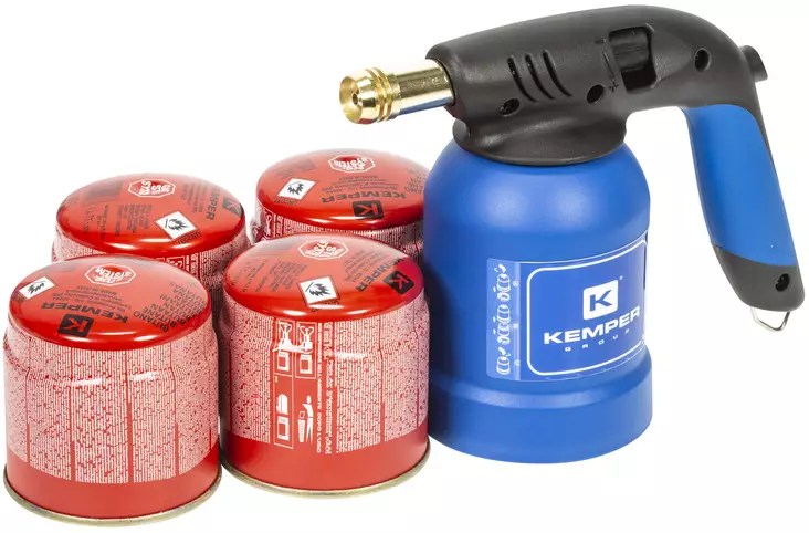 NESTEKAASUPOLTIN+4X KAASU KEM2019SETS 190G PIETZO SYT. - Kaasupolttimet - 3996 - 1