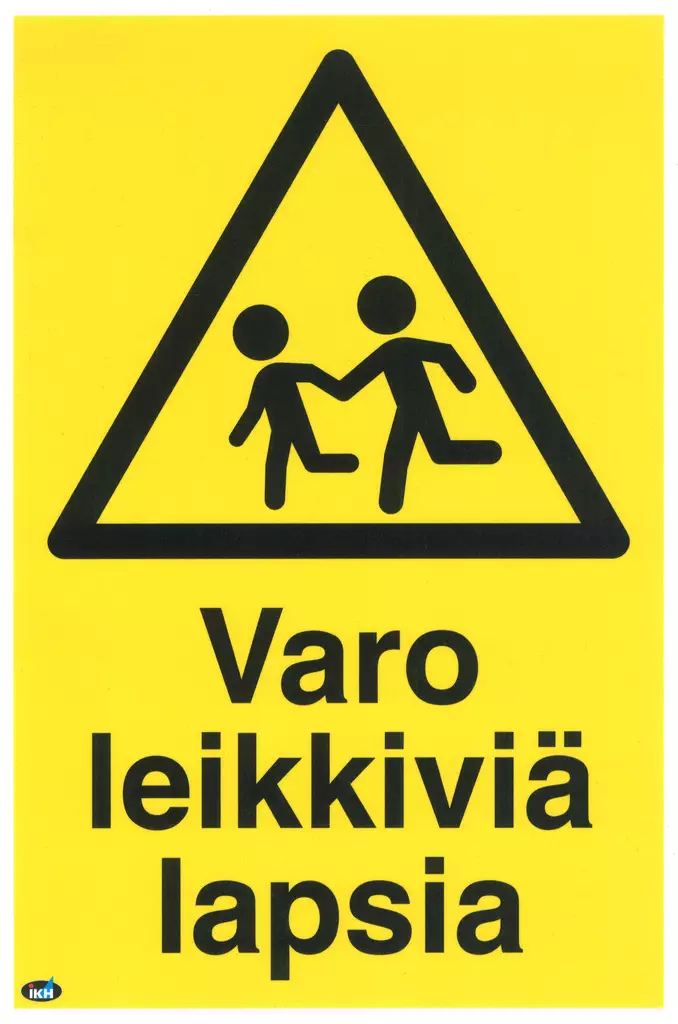 OPASTE 200X300 VARO LEIKKIVIÄ LAPSIA, MUOVI - Kilvet, opasteet ja liikenteenohjaus - 1906 - 1