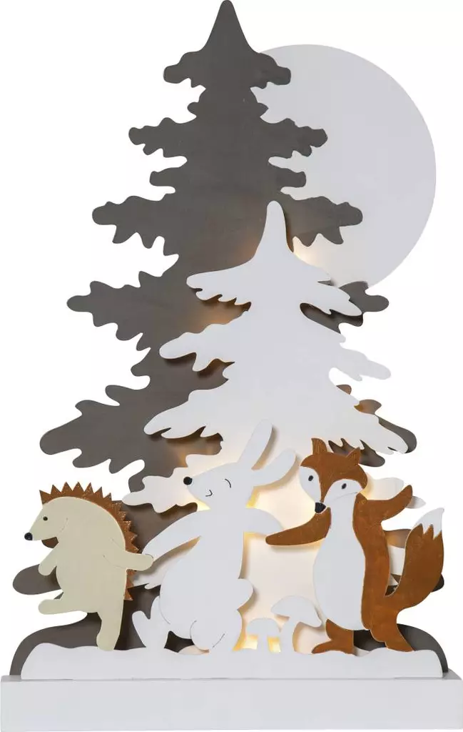 PÖYTÄKORISTE FOREST FRIENDS 44CM - Jouluvalot ja kausivalot - 9716 - 1