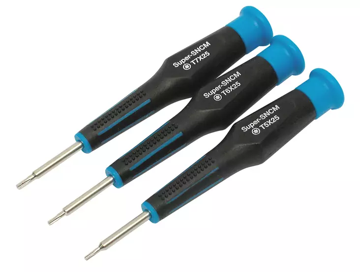 RUUVITALTTASARJA 3-OS T5,6,7 KÄNNYKÄLLE - Torx-meisselit - 1536 - 1