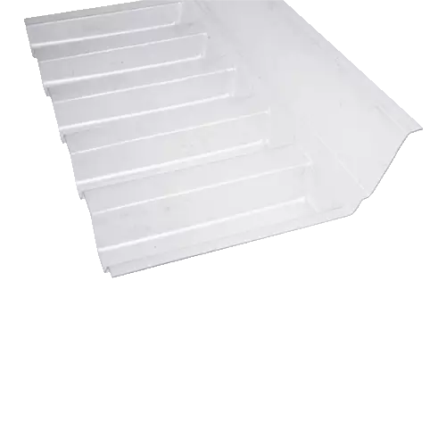 SEINÄLIITOSPROFIILI KERAPLAST TRAPETSI / PC SUN 2280x150x50 - Valokatteet - 7736 - 1
