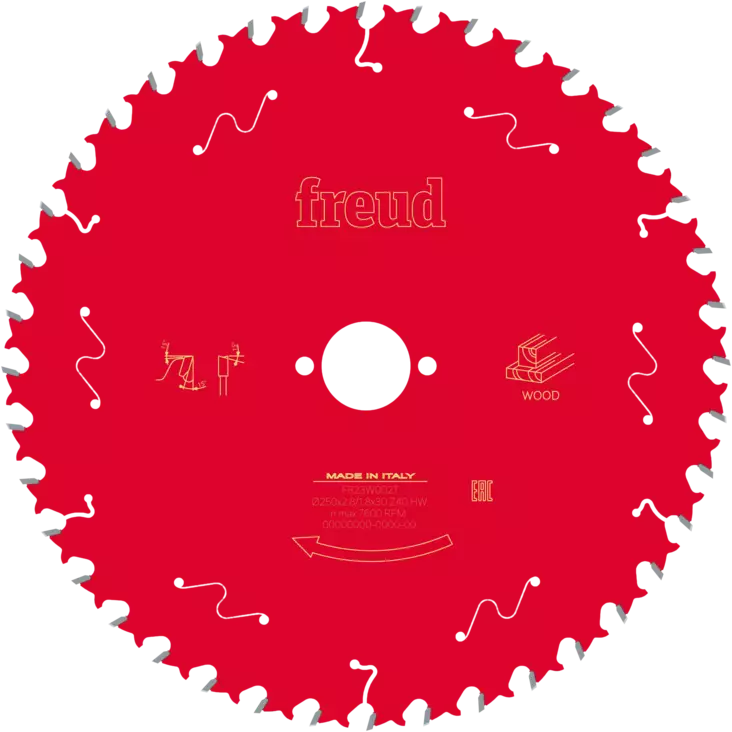SIRKKELINTERÄ 250X2,8X30MM Z40 - Pyörösahanterät - 8766 - 1