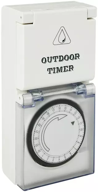 AJASTINKELLO MEK. ULKOKÄYTTÖ - Pistorasiat ja kytkimet - 546 - 1