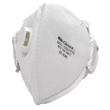 HENGITYSSUOJAIN FFP3 SCL031 CLIMAX 12KPL/LTK VENTTI - Hengityssuojaimet - 3286 - 1