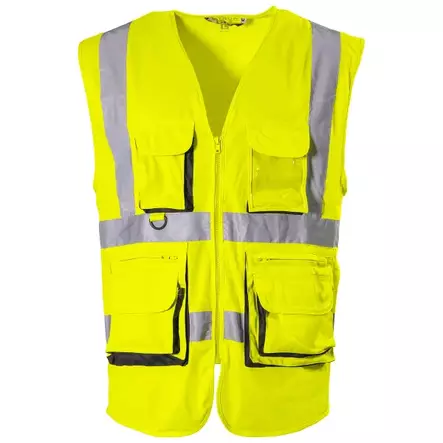 HUOMIOLIIVI 2XL FL.KELT MULTI POCKET LK2 - Heijastinliivit - 8686 - 1