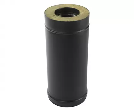 JEREMIAS ECO SAUNAPIIPUN JATKO-OSA 1000mm / ø 115 mm MUSTA - Savupiiput - 7006 - 1