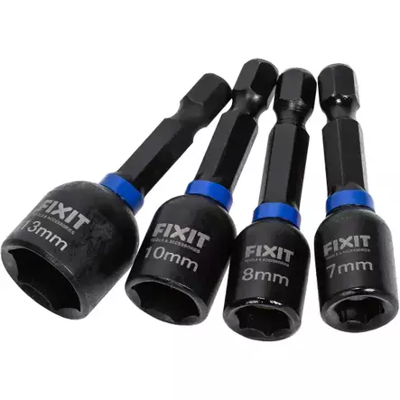 MAGNEETTIHYLSYSARJA 4KPL 7MM,8MM,10MM,13MM HEX - Ruuvauskärjet ja ruuvaustarvikkeet - 8626 - 1